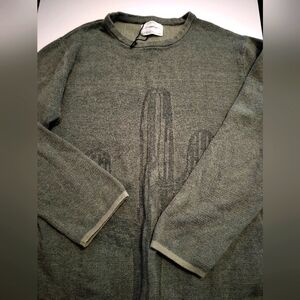 Zara green cactus sweater size 11-12